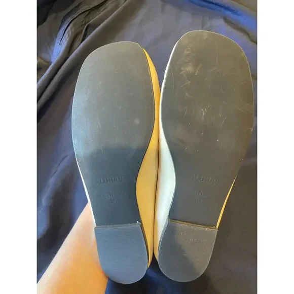 NWT Alohas Rosalind Ballet Flats – Cream Leather – Size 37 - Picture 5 of 6